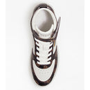 Sneakers Alte Donna GUESS Colore White - Brown Linea Vyves