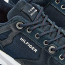 Scarpe Uomo TOMMY HILFIGER Sneakers linea Outodoor in Camoscio e Cordura colore Blu