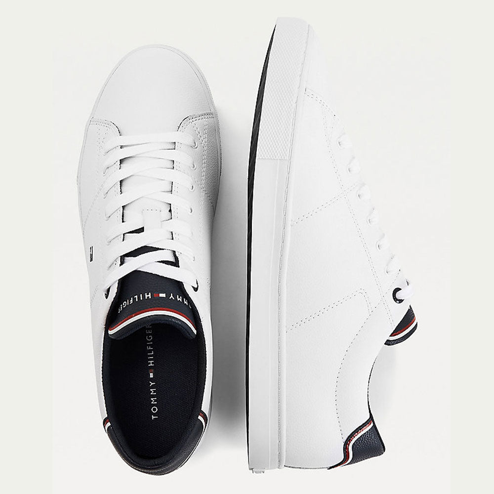 Men's White Leather Sneakers TOMMY HILFIGER Essential