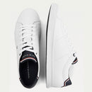 Men's White Leather Sneakers TOMMY HILFIGER Essential