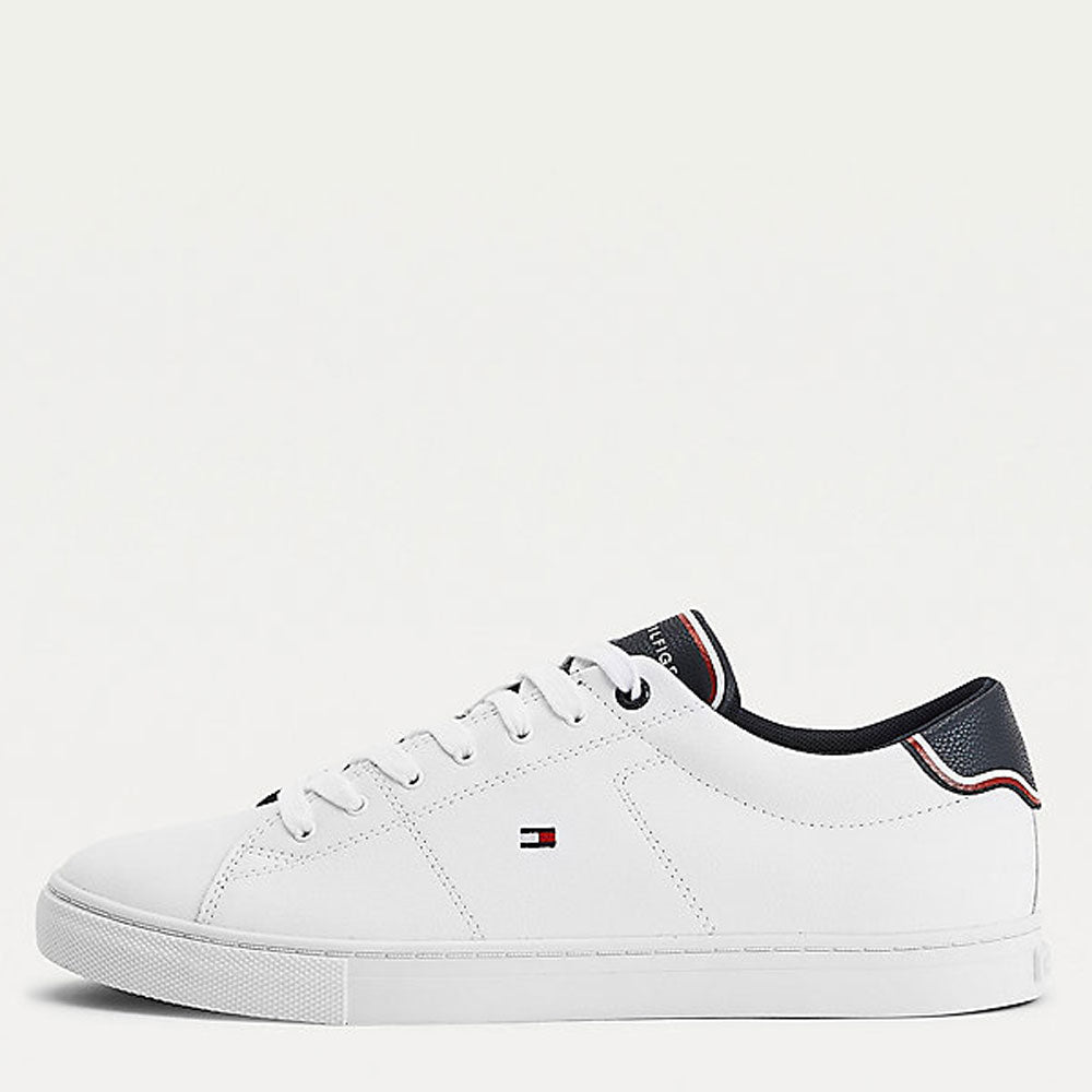 Men's White Leather Sneakers TOMMY HILFIGER Essential