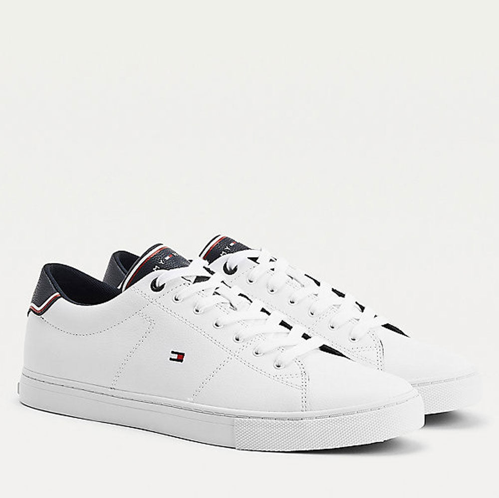 Men's White Leather Sneakers TOMMY HILFIGER Essential