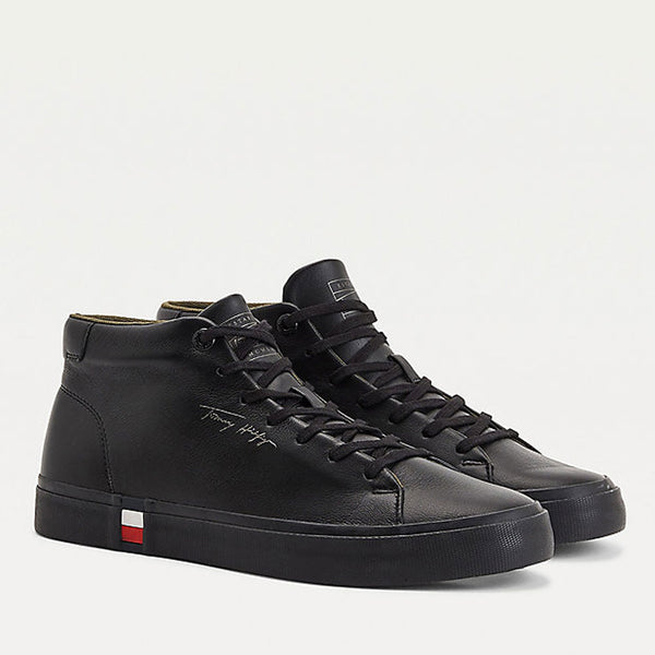 Scarpe Uomo TOMMY HILFIGER Sneakers Alte linea Modern in Pelle