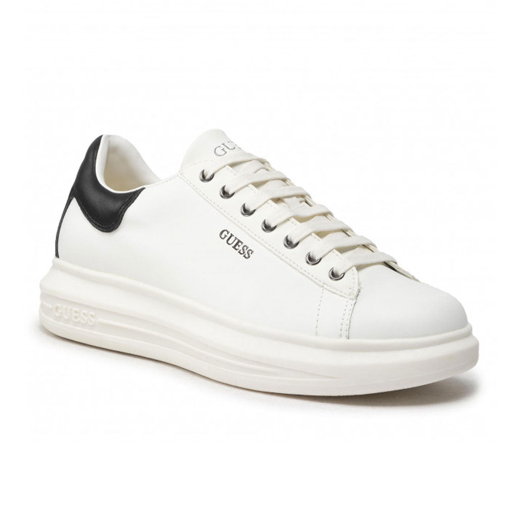 Scarpe Uomo GUESS Sneakers  Colore Bianco e Nero Linea Vibo