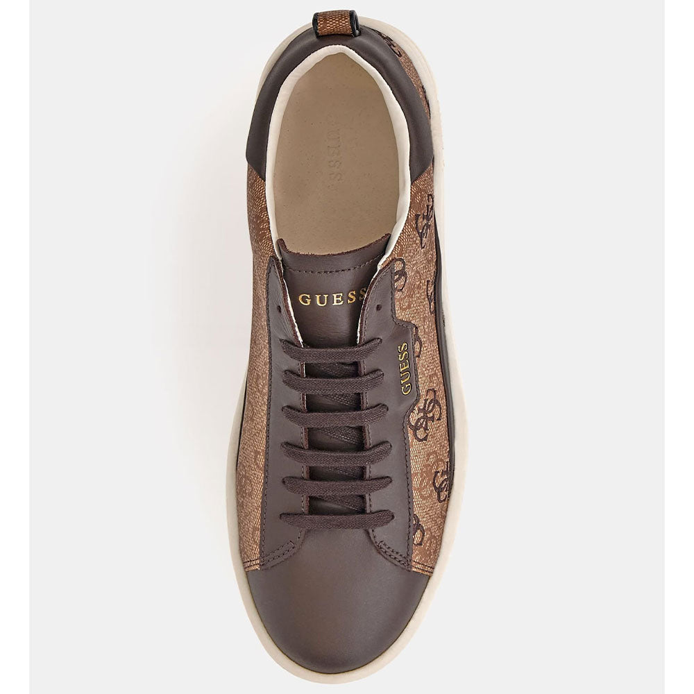 Scarpe Uomo GUESS Sneakers Colore Beige Brown Linea Verona a