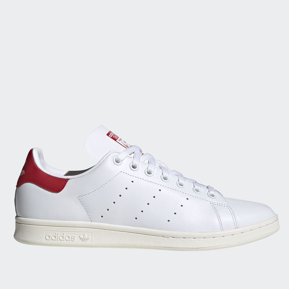 Scarpe Uomo ADIDAS Sneakers linea Stan Smith colore Bianco e Rosso