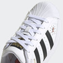 Scarpe Donna ADIDAS Sneakers linea Superstar J colore Bianco e Nero