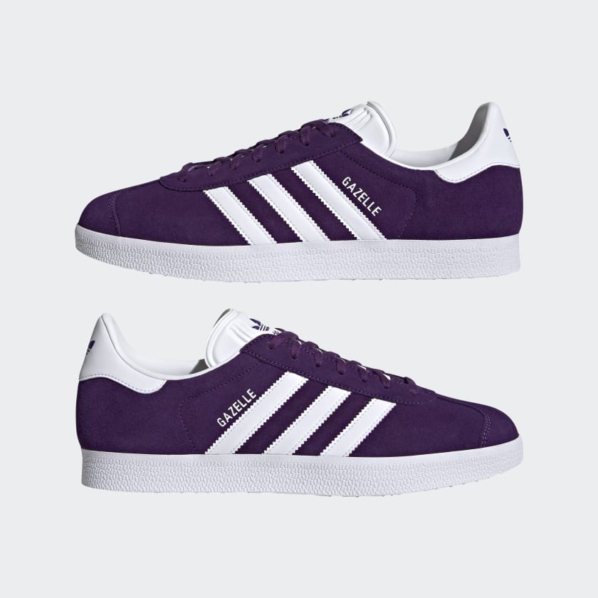 Scarpe ADIDAS Sneakers linea Gazelle in Suede colore Viola e Bianco