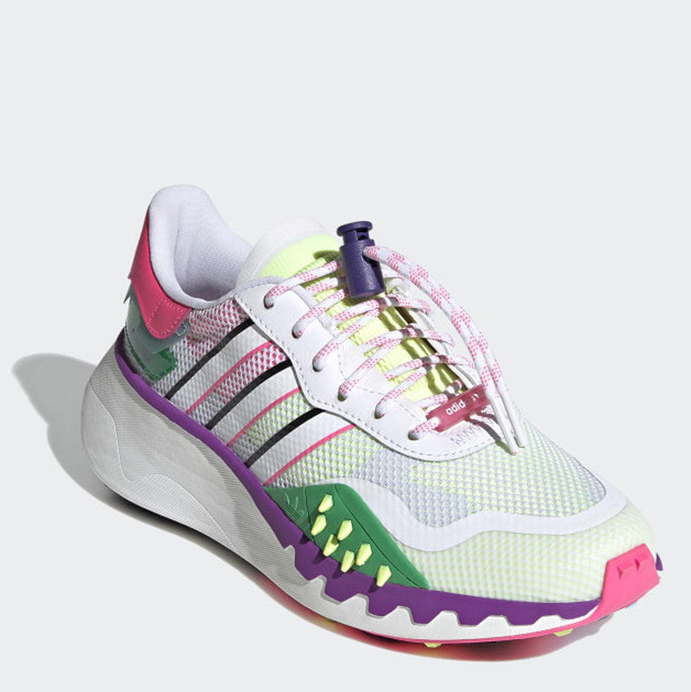 Scarpe Donna ADIDAS Sneakers linea Choigo colore Bianco Rosa e Viola