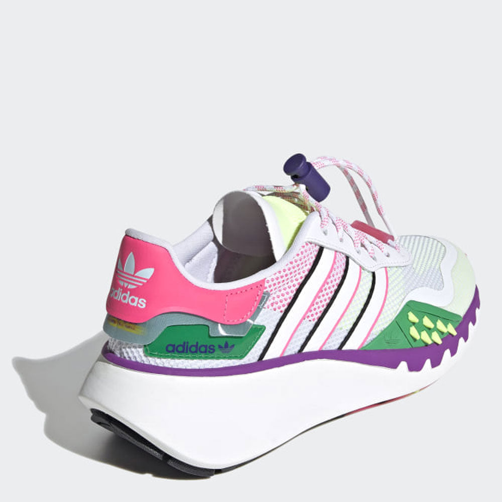 Scarpe Donna ADIDAS Sneakers linea Choigo colore Bianco Rosa e Viola