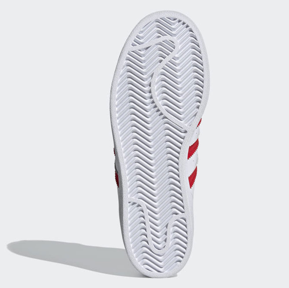 Scarpe Donna ADIDAS Sneakers linea Superstar J colore Bianco e Rosso a sconto Cuoieriashop Scarpe Donna ADIDAS Sneakers linea Superstar J colore Bianco e Rosso a sconto Cuoieriashop