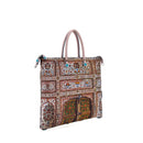 Borsa Donna a Mano con Tracolla GABS G3 Trasformabile in Tessuto stampa Porta Junagarh Media