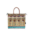 Borsa Donna a Mano con Tracolla GABS G3 Trasformabile in Tessuto stampa Tempio Bangkok Large