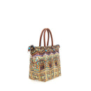 Borsa Donna a Mano con Tracolla GABS G3 Trasformabile in Tessuto stampa Tempio Bangkok Large
