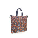 GABS G3 Convertible Damenhandtasche mit Schultergurt aus Stoff mit Fliesenmuster Junagarh Large