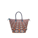 GABS G3 Convertible Damenhandtasche mit Schultergurt aus Stoff mit Fliesenmuster Junagarh Large
