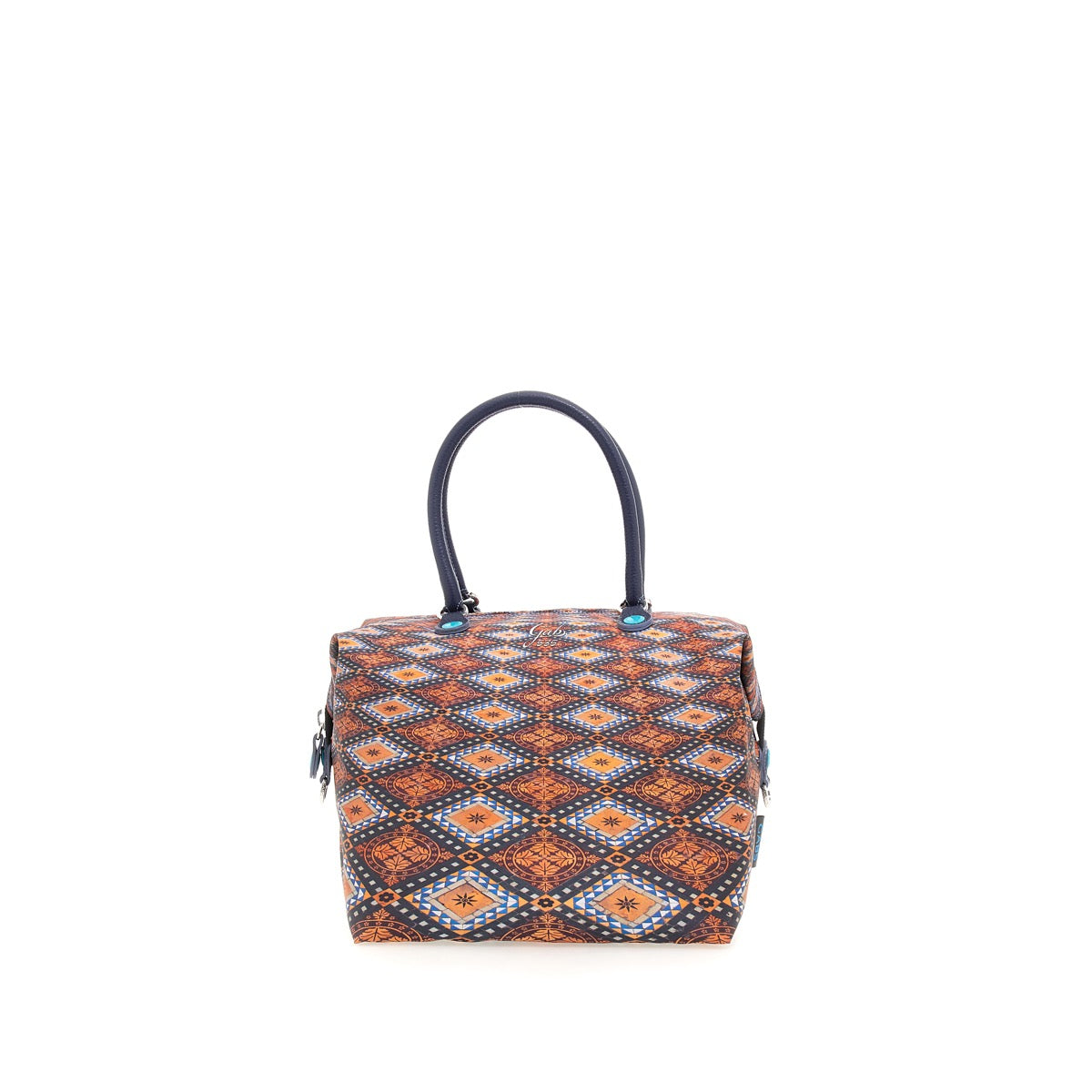 GABS G3 Convertible Damenhandtasche mit Schultergurt aus Stoff mit Fliesenmuster Junagarh Large