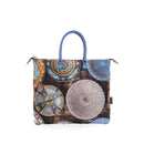 Borsa Donna a Mano con Tracolla GABS G3 Trasformabile in Tessuto stampa Piatti Ravello Large