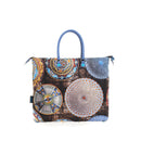 Borsa Donna a Mano con Tracolla GABS G3 Trasformabile in Tessuto stampa Piatti Ravello Large
