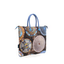 Borsa Donna a Mano con Tracolla GABS G3 Trasformabile in Tessuto stampa Piatti Ravello Large