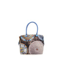 Borsa Donna a Mano con Tracolla GABS G3 Trasformabile in Tessuto stampa Piatti Ravello Large