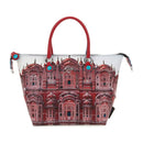 Borsa Donna a Mano con Tracolla GABS G3 PLUS Holiday in Pelle stampa Rosso Jaipur Large