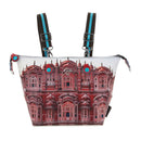 Borsa Donna a Mano con Tracolla GABS G3 PLUS Holiday in Pelle stampa Rosso Jaipur Large