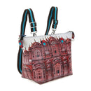 Borsa Donna a Mano con Tracolla GABS G3 PLUS Holiday in Pelle stampa Rosso Jaipur Large