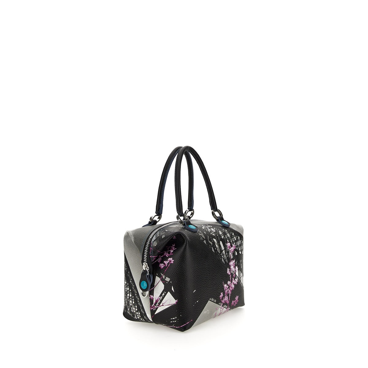 Borsa Donna a Mano con Tracolla GABS G3 PLUS Trasformabile in Pelle stampa Hell Gate Bridge Medium