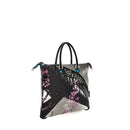 Borsa Donna a Mano con Tracolla GABS G3 PLUS Trasformabile in Pelle stampa Hell Gate Bridge Medium