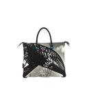 Borsa Donna a Mano con Tracolla GABS G3 PLUS Trasformabile in Pelle stampa Hell Gate Bridge Medium