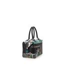 GABS G3 PLUS Wandelbare Damenhandtasche mit Schultergurt aus Leder mit Lyric Theater-Medium-Print