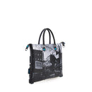 Borsa Donna a Mano con Tracolla GABS G3 PLUS Trasformabile in Pelle stampa Oak and New Chambers Streets Medium