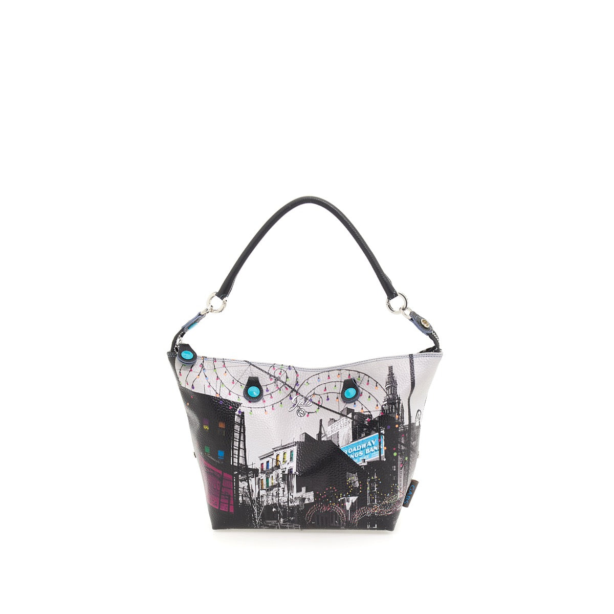 Borsa Donna a Mano con Tracolla GABS G3 PLUS Trasformabile in Pelle stampa Oak and New Chambers Streets Medium