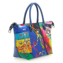 GABS G3 PLUS Damenhandtasche mit Schultergurt aus Frida Medium bedrucktem Leder