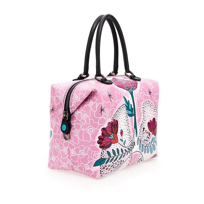 GABS G3 PLUS Wandelbare Damenhandtasche mit Schultergurt aus „Respira“-Leder mit mittlerem Aufdruck