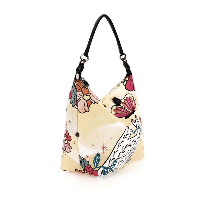 Borsa Donna a Mano con Tracolla GABS G3 PLUS Trasformabile in Pelle stampa Vola Medium