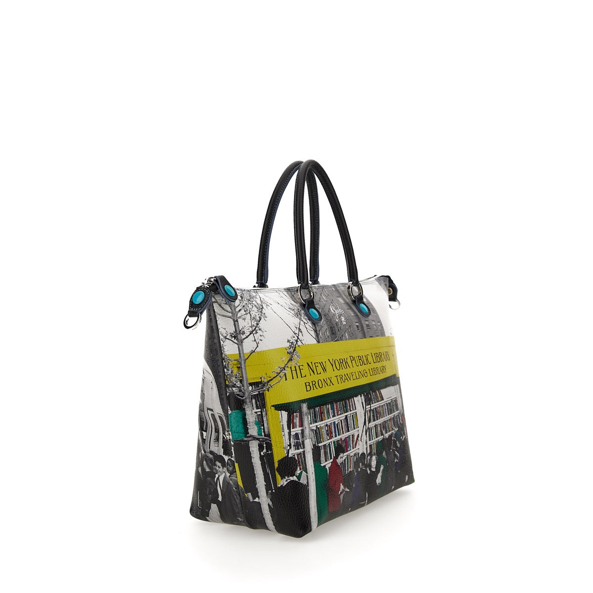 GABS G3 PLUS Wandelbare Damenhandtasche mit Schultergurt aus Leder mit Book Mobile-Großdruck