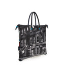 GABS G3 PLUS Wandelbare Damenhandtasche mit Schultergurt aus Leder mit Harlem Street-Großdruck
