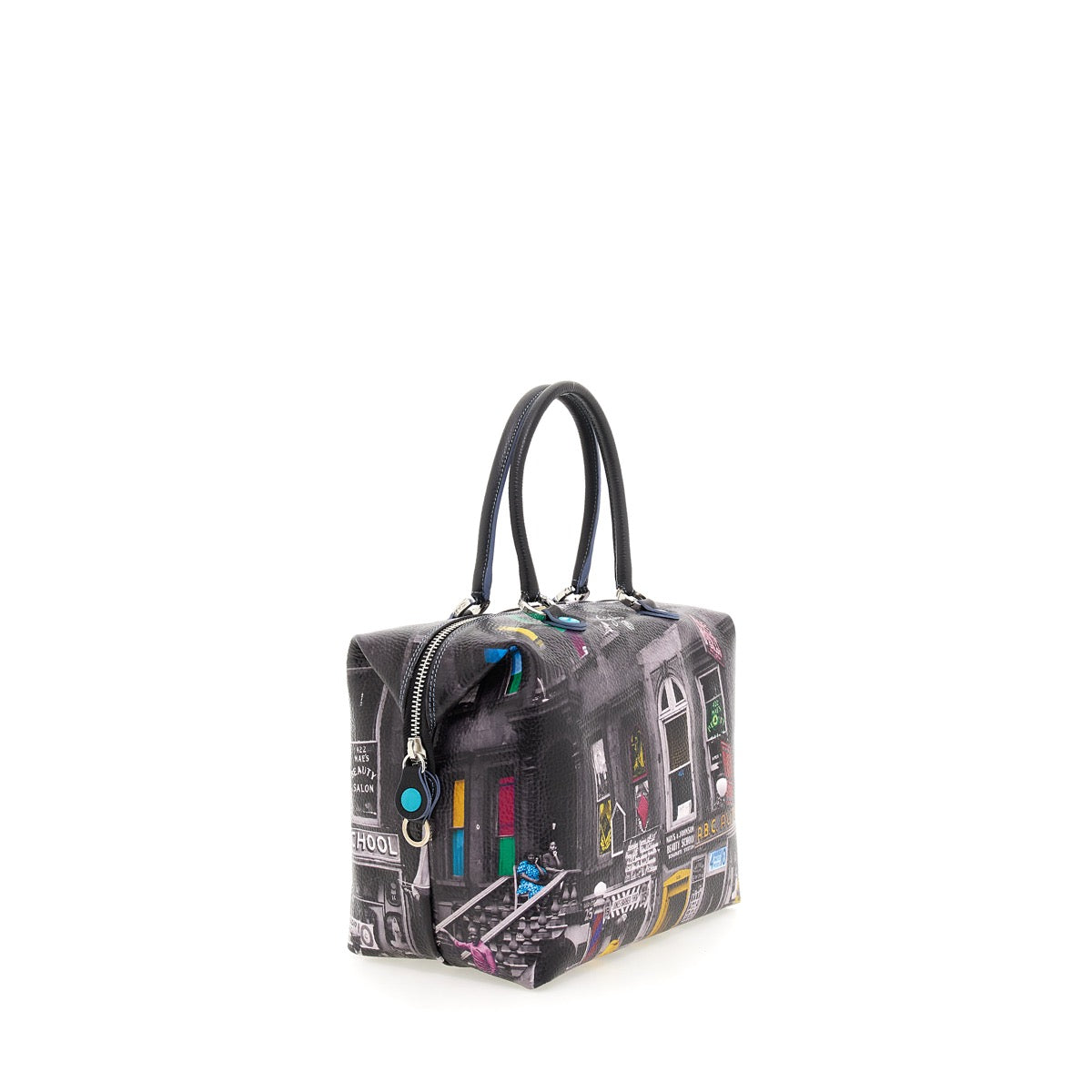 GABS G3 PLUS Wandelbare Damenhandtasche mit Schultergurt aus Leder mit Harlem Street-Großdruck