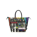Borsa Donna a Mano con Tracolla GABS G3 PLUS Trasformabile in Pelle stampa Broome Street Large