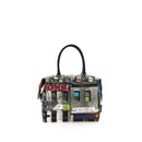 Borsa Donna a Mano con Tracolla GABS G3 PLUS Trasformabile in Pelle stampa Broome Street Large
