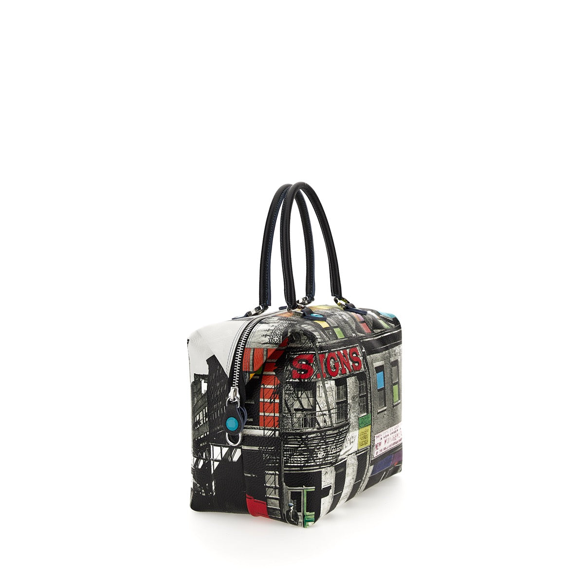 Borsa Donna a Mano con Tracolla GABS G3 PLUS Trasformabile in Pelle stampa Broome Street Large