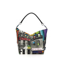 Borsa Donna a Mano con Tracolla GABS G3 PLUS Trasformabile in Pelle stampa Broome Street Large