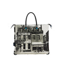 Borsa Donna a Mano con Tracolla GABS G3 PLUS Trasformabile in Pelle stampa Broome Street Large