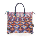 GABS G3 PLUS Holiday Damenhandtasche mit Schultergurt aus Junagarh-Leder mit mittlerem Kachelmuster