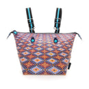 GABS G3 PLUS Holiday Damenhandtasche mit Schultergurt aus Junagarh-Leder mit mittlerem Kachelmuster