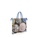 GABS G3 PLUS Holiday Damenhandtasche mit Schultergurt aus Ravello Large Piatti bedrucktem Leder