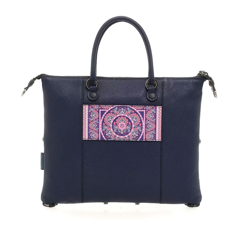 GABS G3 PLUS Holiday Damenhandtasche mit Schultergurt aus Leder mit mittlerem Mandala-Print