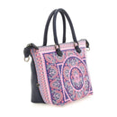 GABS G3 PLUS Holiday Damenhandtasche mit Schultergurt aus Leder mit mittlerem Mandala-Print